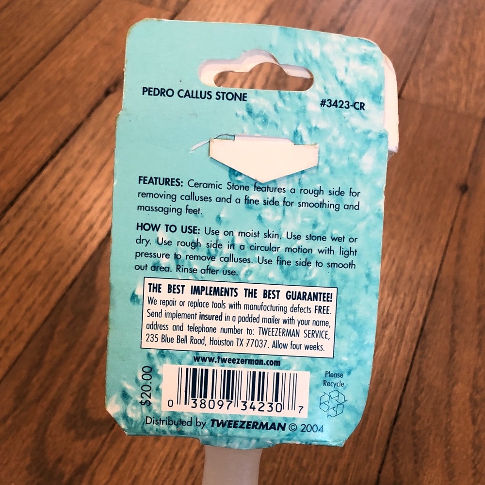 Exfoliating Gloves, Tanning Mitt, and Tweezerman Pedro Callus Stone Set - Picture 8 of 9